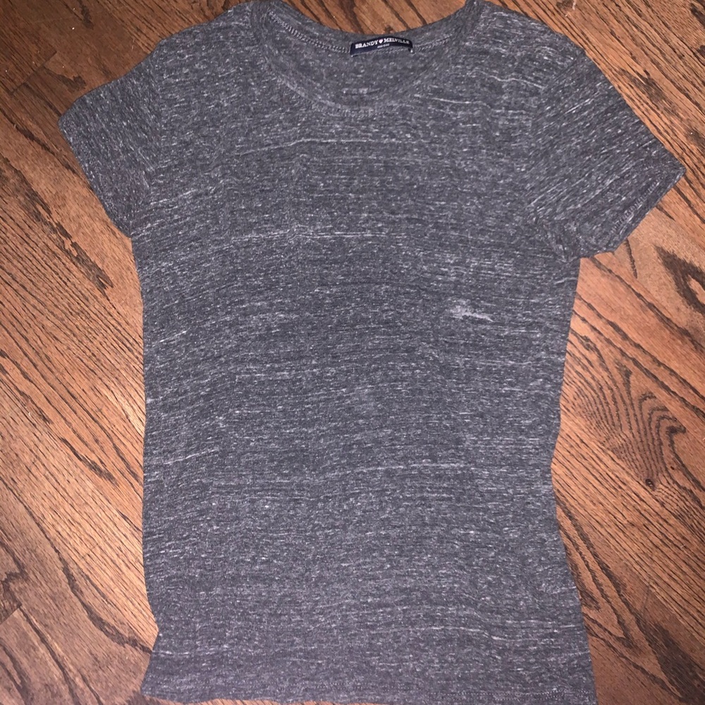 Brandy Melville plain gray t-shirt